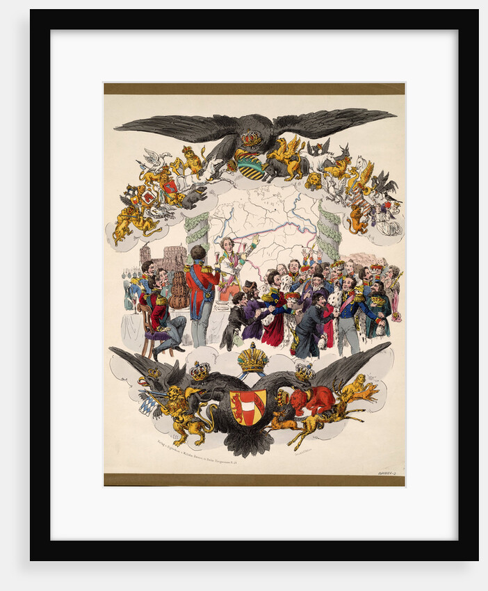 The Congress of Vienna (Caricature), 1815 by Anonymous