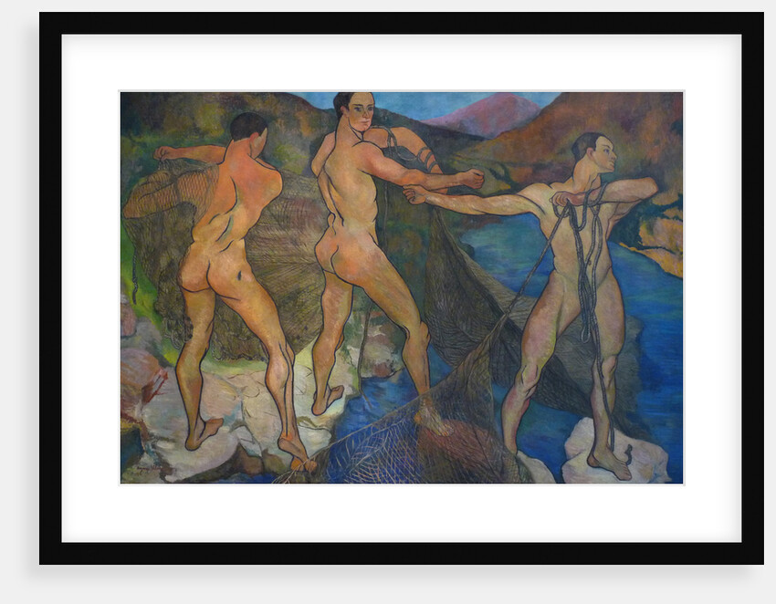 Hauling the nets, 1914 by Suzanne Valadon