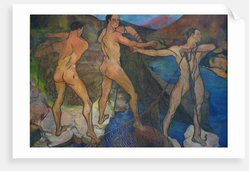 Hauling the nets, 1914 by Suzanne Valadon