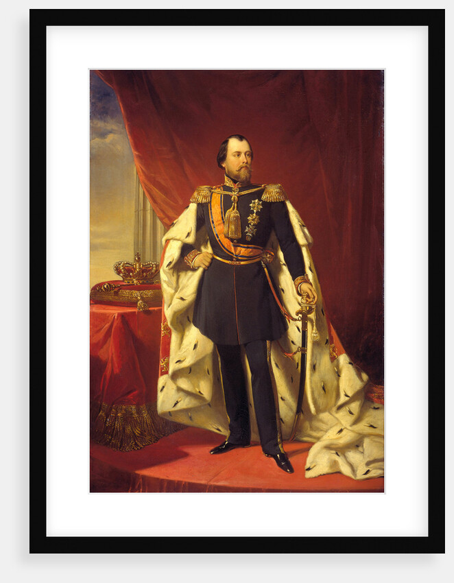 William III, King of the Netherlands, 1856 by Nicolaas Pieneman