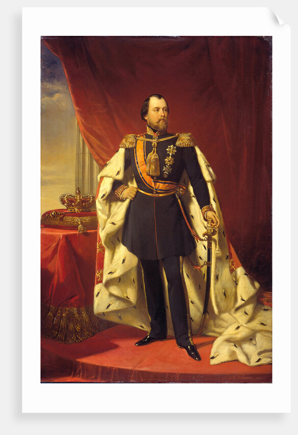 William III, King of the Netherlands, 1856 by Nicolaas Pieneman