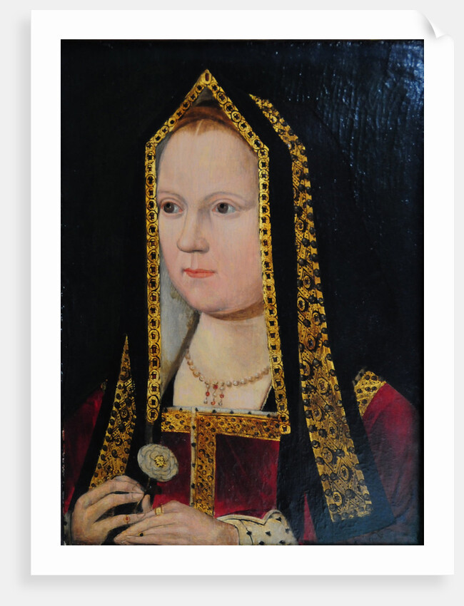 Elizabeth of York, ca 1502 by Anonymous