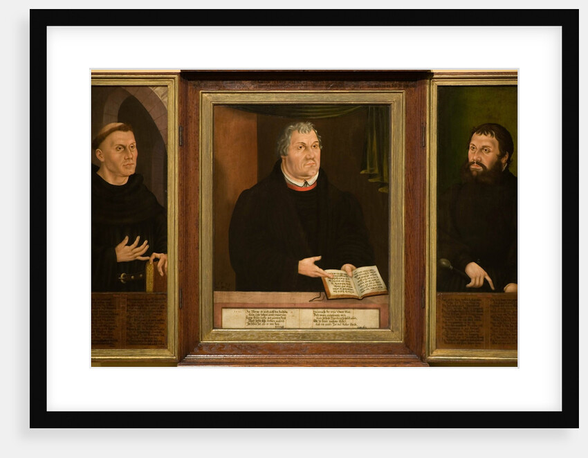 The Luther Shrine, triptych, 1572 by Veit Thiem