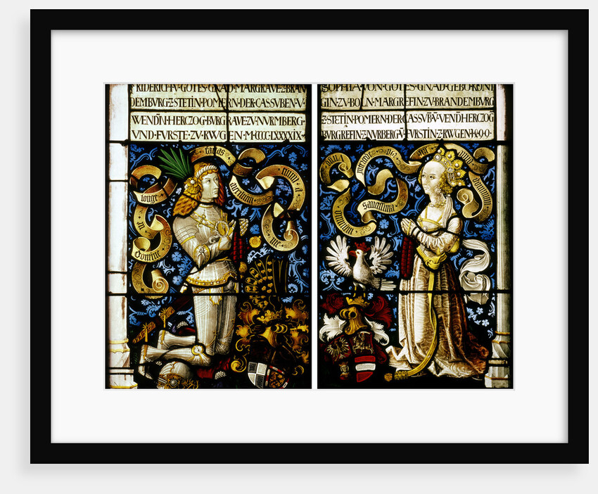 Margrave Frederick of Brandenburg-Ansbach (1460?1536) and his wife Sophia Jagiellon (1464?1512), 149 by Hans Kamberger