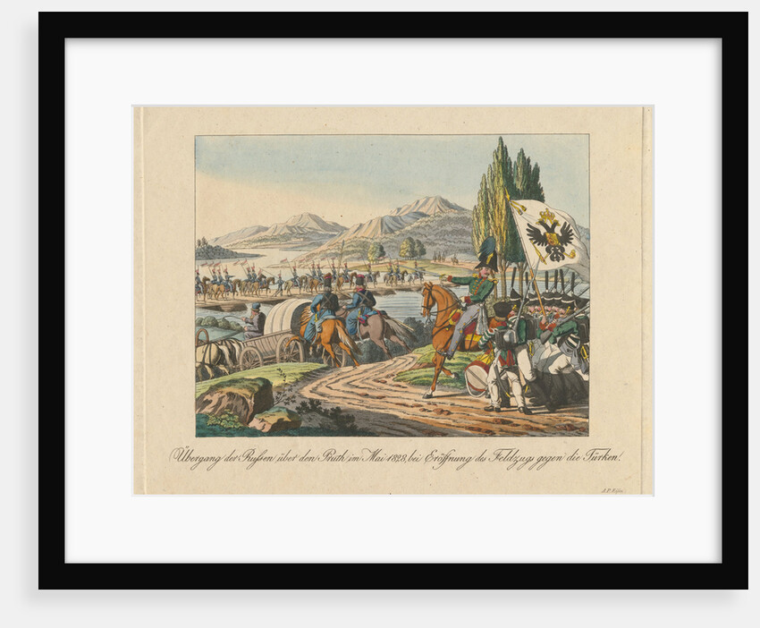 Russian army crosses the Pruth River into Moldavia on May 1828, 1829 by Anonymous