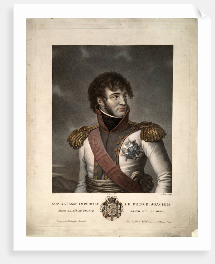 Portrait of Joachim Murat, ca 1806 by Albert Gregorius