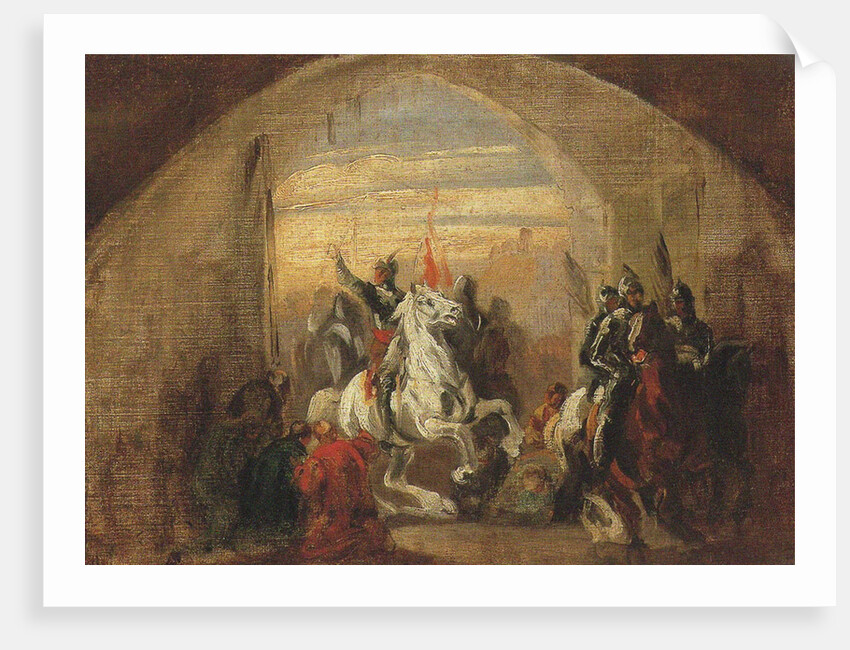 Boleslaw I Chrobry entering conquered Kiev, c. 1837 by Piotr Michalowski