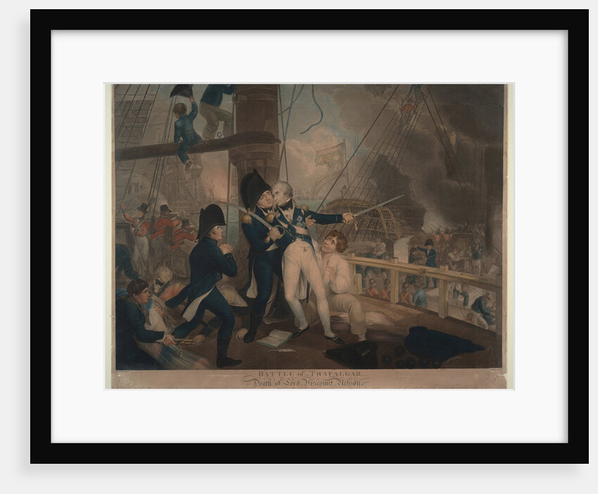The Battle of Trafalgar and the Death of Nelson, 1806 by William Marshall Craig