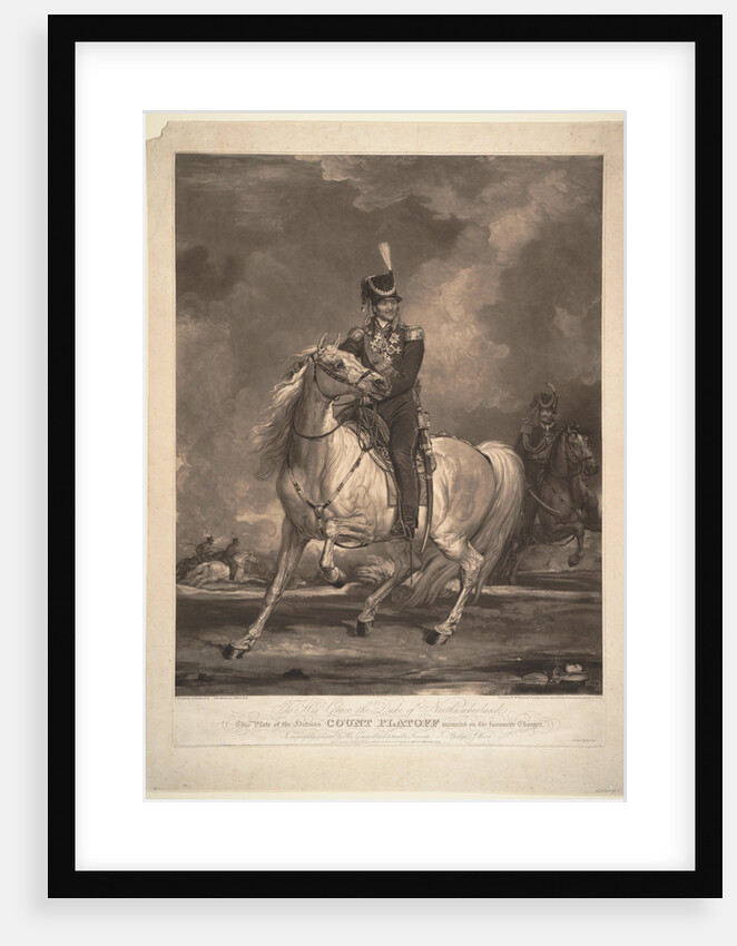Portrait of Count Matvei Ivanovich Platov, 1815 by Thomas Phillips