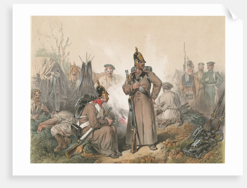 A Scene from the War of Independence in Hungary on 1849, ca. 1849 by Josef Anton Strassgschwandtner