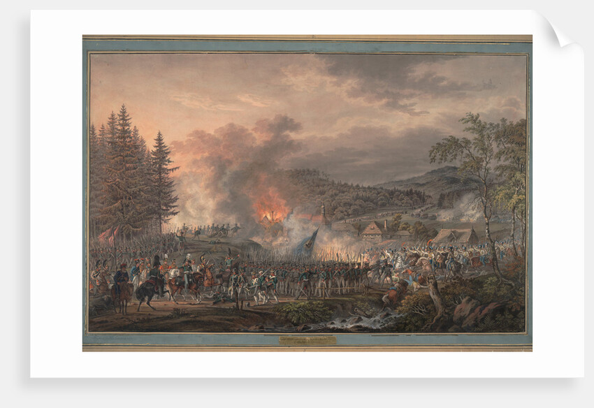Russian Life-Guards Regiment under command of Count Ostermann-Tolstoy, 1813 by Franz Edler von Habermann