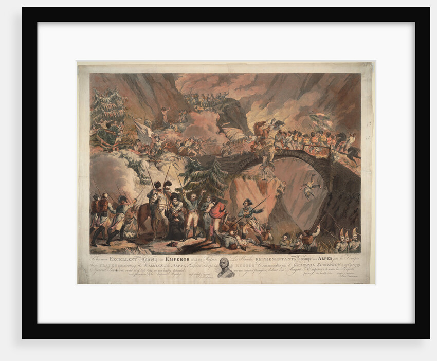 Army of Alexander Suvorov Crossing the Alps in 1799, 1805 by Robert Carr Porter