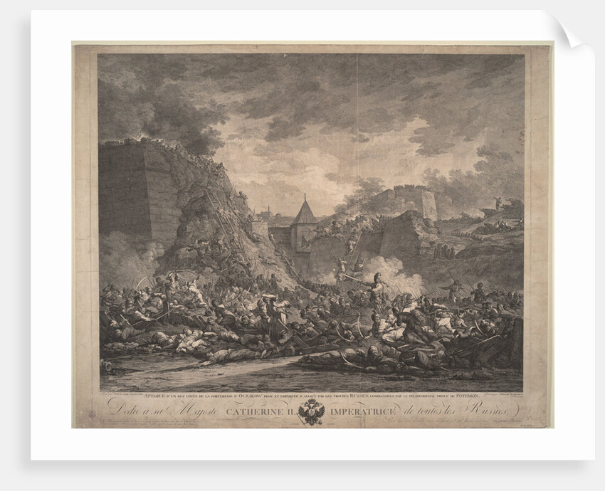 The Siege of the Fortress Ochakov on December 1788, 1792 by Francesco Giuseppe Casanova