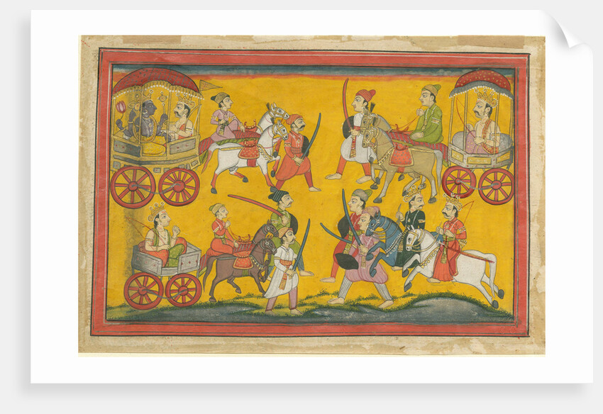 Vishnu Procession, c. 1755 by Indian Art