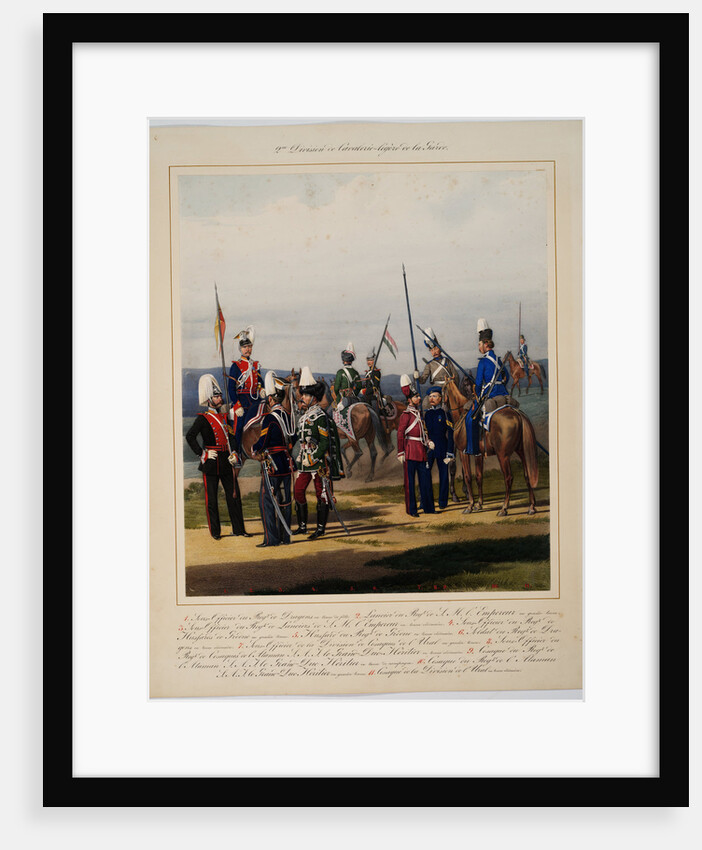 The 2nd Guard Cavalry Division, 1867 by Karl Karlovich Piratsky