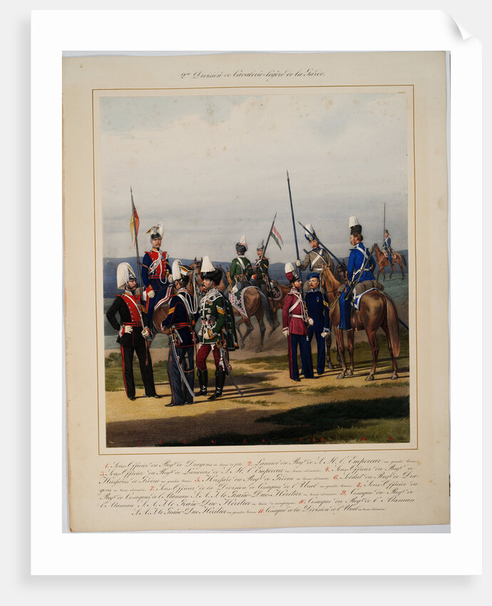 The 2nd Guard Cavalry Division, 1867 by Karl Karlovich Piratsky