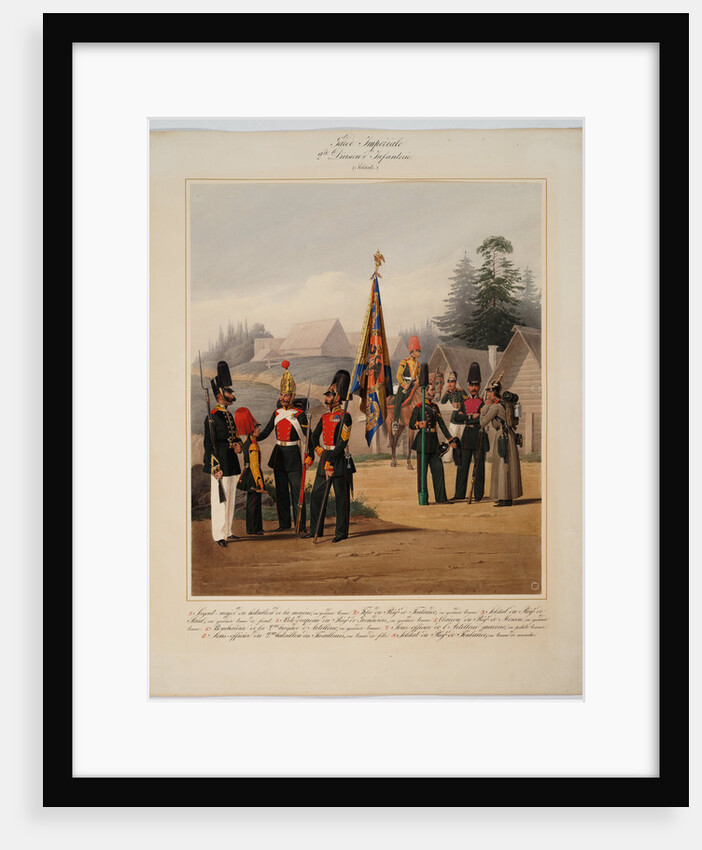 Soldiers of the 2st Guards Infantry Division of the Russian Imperial Guard, 1867 by Karl Karlovich Piratsky