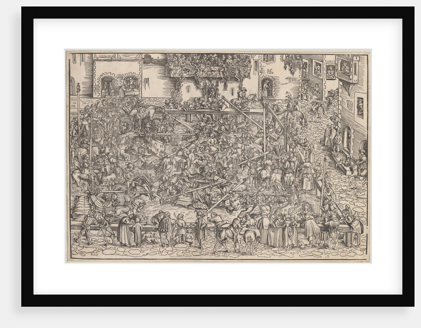Tournament, 1509 by Lucas Cranach the Elder