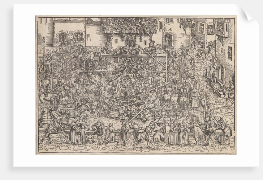 Tournament, 1509 by Lucas Cranach the Elder