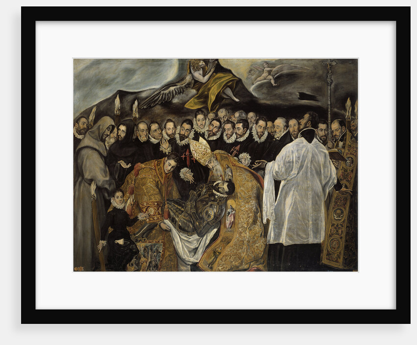 The Burial of the Count of Orgaz (lower part), ca 1625 by El Greco