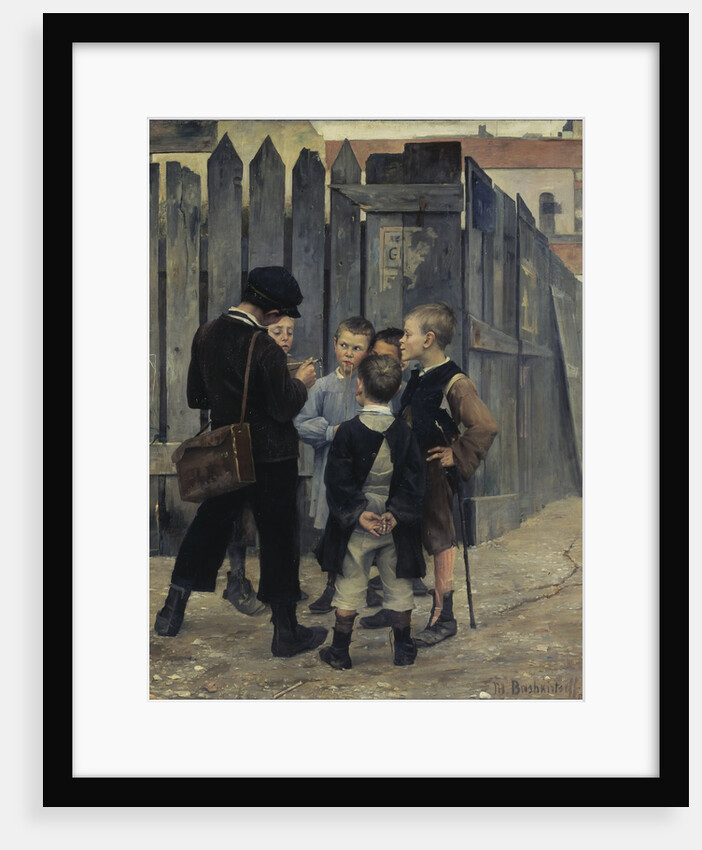 A meeting, 1884 by Maria Konstantinovna Bashkirtseva