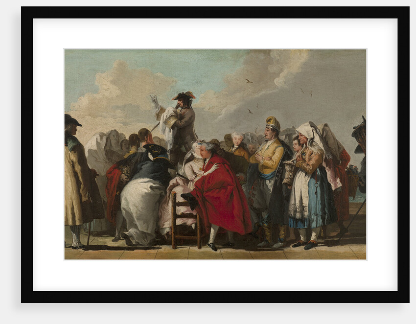 The Venetian Charlatan, ca 1764-1765 by Giandomenico Tiepolo