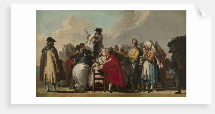 The Venetian Charlatan, ca 1764-1765 by Giandomenico Tiepolo