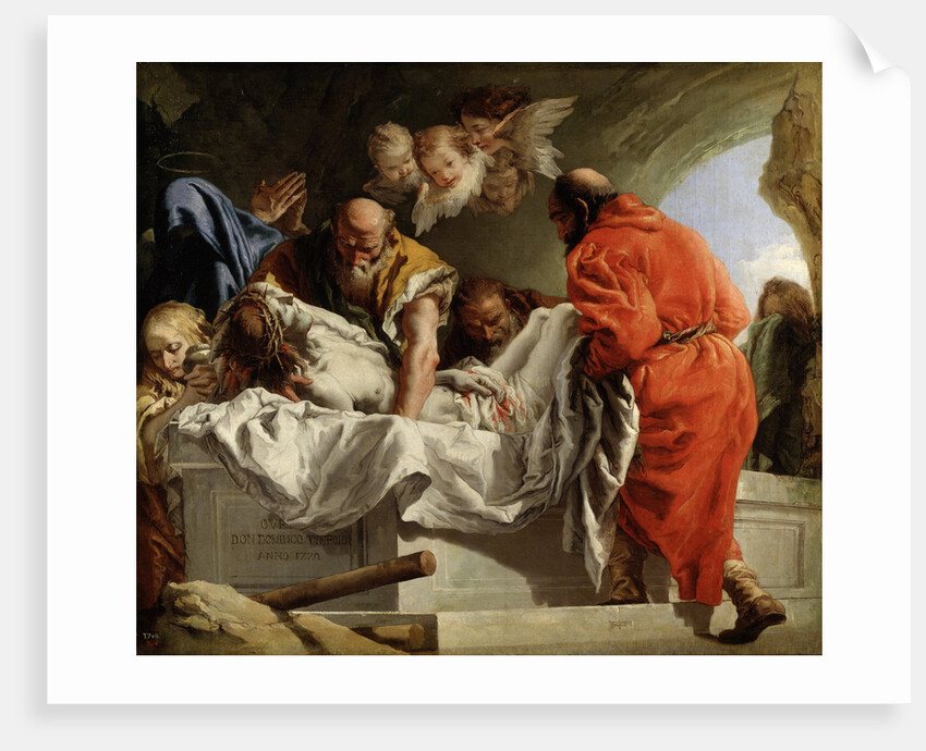 The Entombment of Christ, 1772 by Giandomenico Tiepolo
