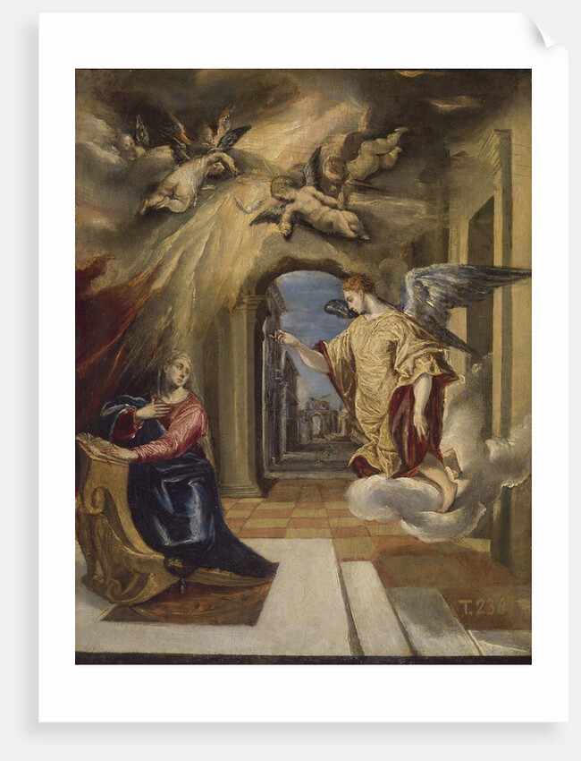 The Annunciation, 1570-1572 by Dominico El Greco