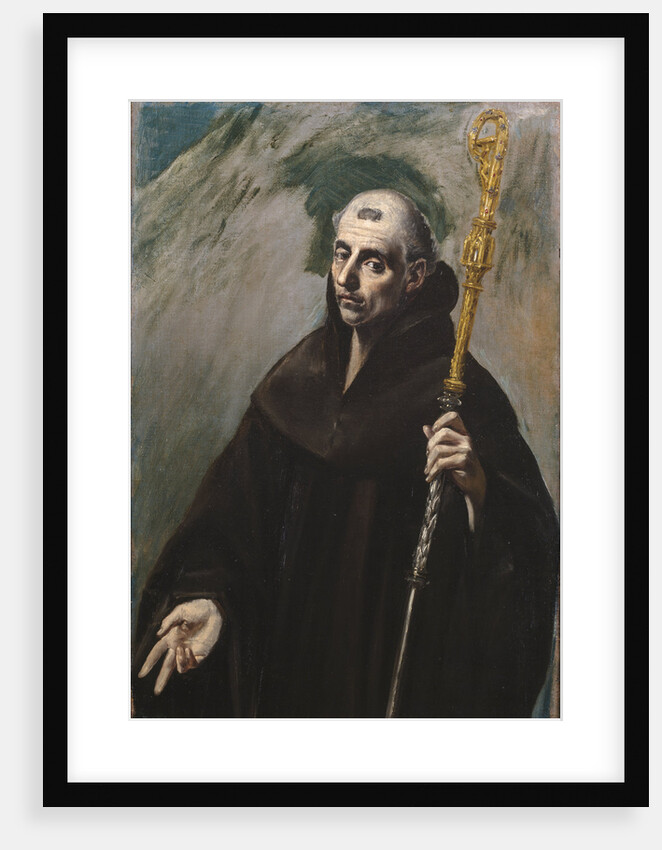 Saint Benedict of Nursia, 1577-1579 by Dominico El Greco