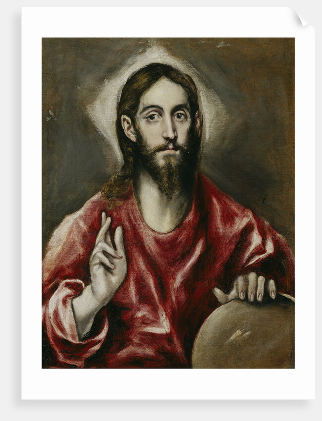 Salvator Mundi (Saviour of the World), 1608-1614 by Dominico El Greco