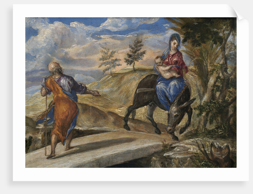 The Flight into Egypt, c. 1570 by Dominico El Greco