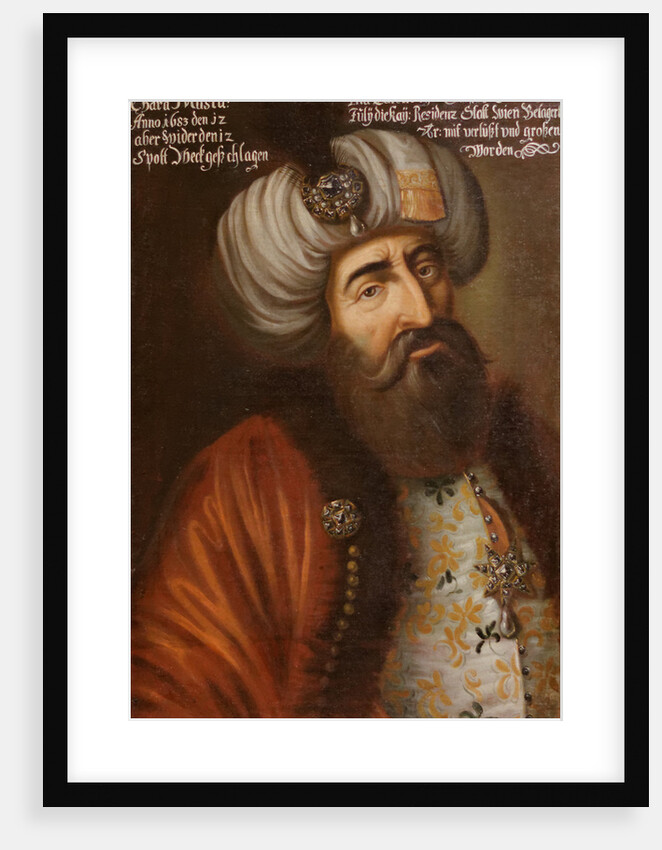 Kara Mustafa Pasha, Ottoman Grand Vizier, ca 1683 by Anonymous