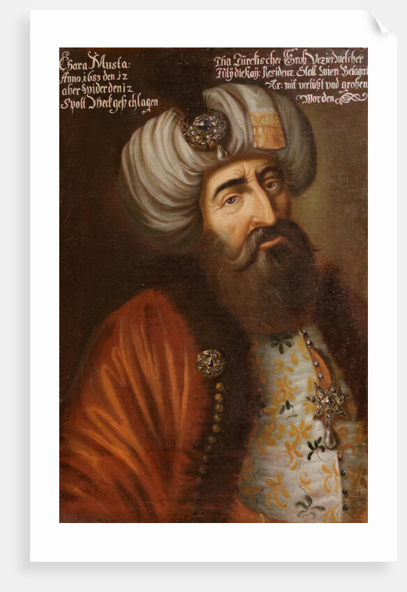 Kara Mustafa Pasha, Ottoman Grand Vizier, ca 1683 by Anonymous