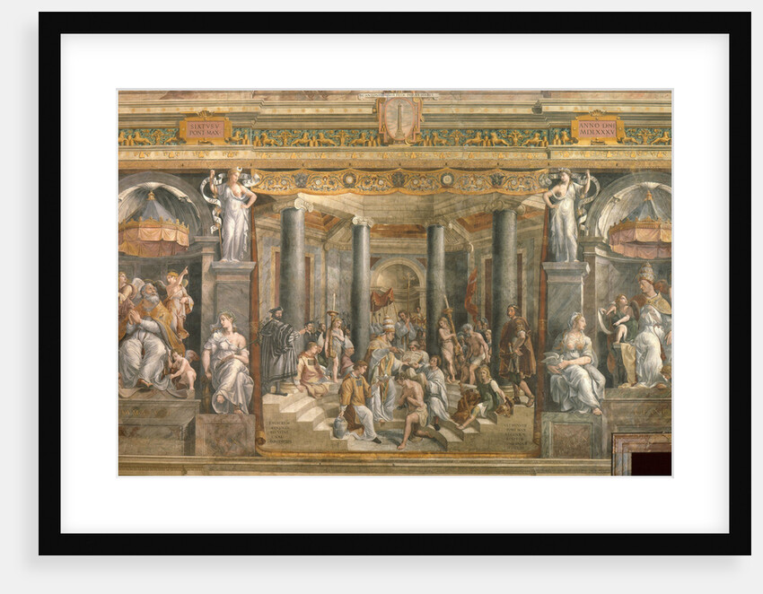 The Baptism of Constantine, 1517-1524 by Gianfrancesco Penni