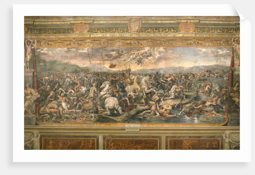 The Battle of the Milvian Bridge, 1517-1524 by Gianfrancesco Penni