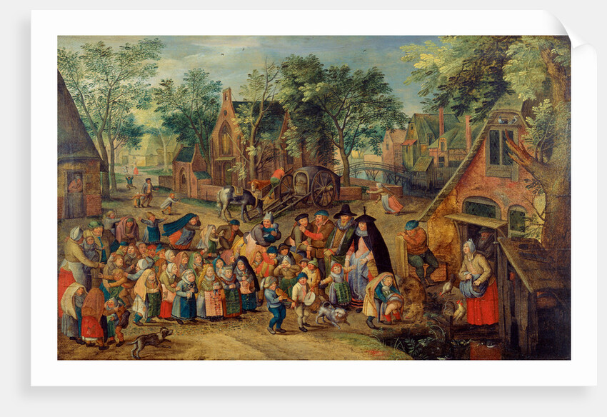 The Pentecost Bride Game, c. 1620 by Pieter Brueghel the Younger