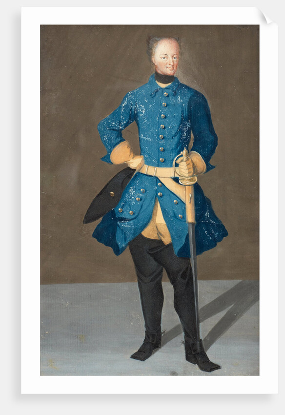 Portrait of the King Charles XII of Sweden, 1710s by Anonymous