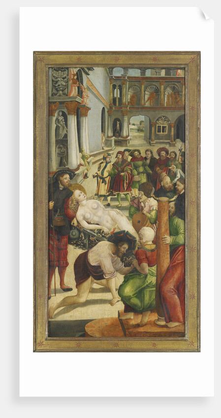 The Burning. Wing from the Saint Agatha Altar, 1523 by Jörg Greimold
