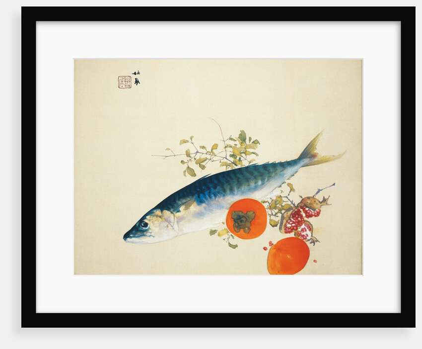 Autumn Fattens Fish and Ripens Wild Fruits, 1925 by Takeuchi Seiho
