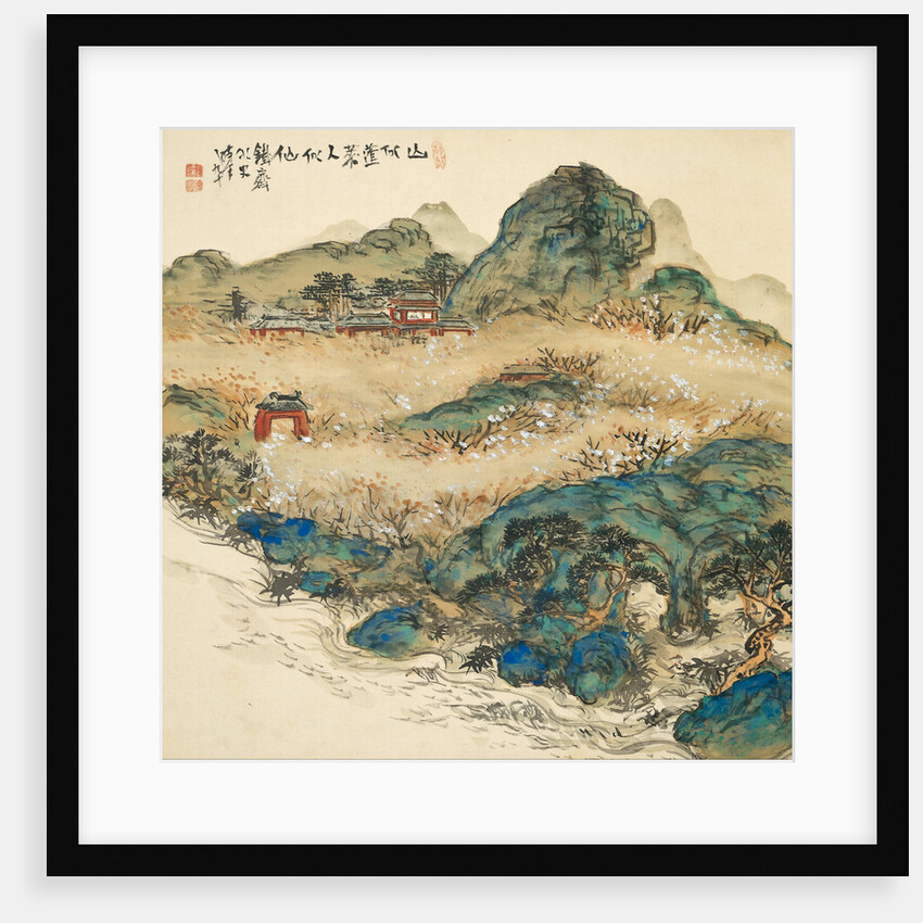 Mount Penglai (Mountain of Immortals), 1924 by Tessai Tomioka