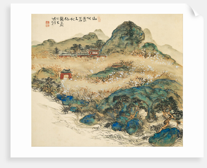 Mount Penglai (Mountain of Immortals), 1924 by Tessai Tomioka