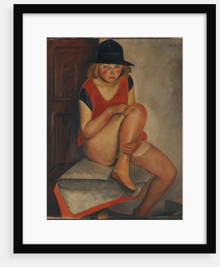 The Model, ca 1926 by Boris Dmitryevich Grigoriev