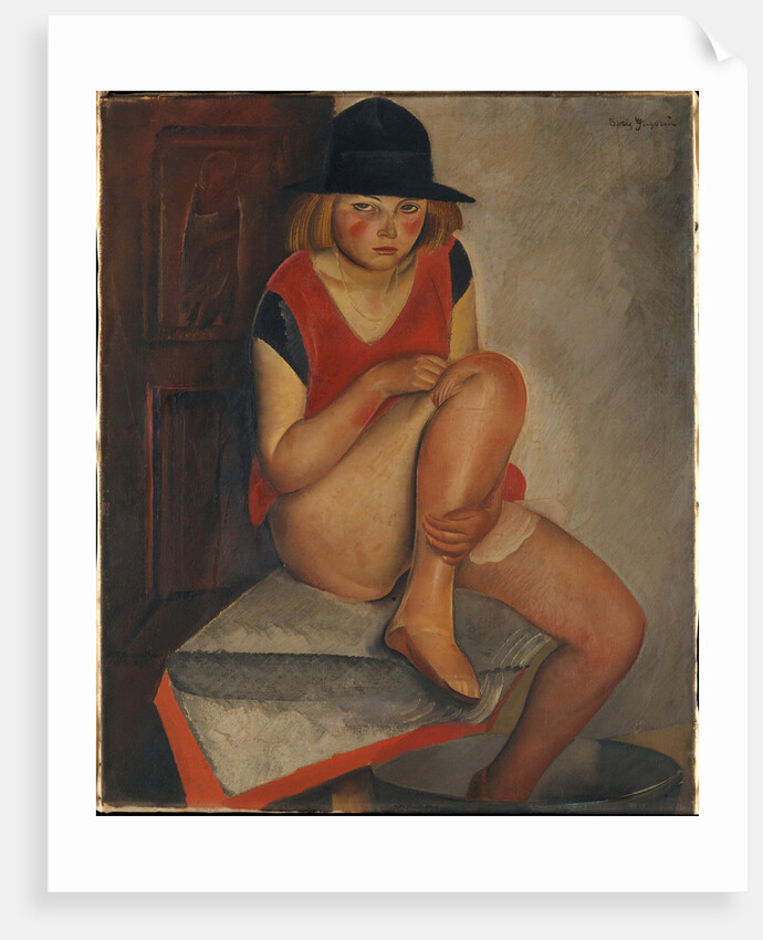 The Model, ca 1926 by Boris Dmitryevich Grigoriev
