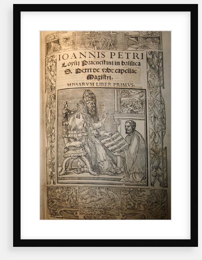 Frontispiece of the Missarum Liber primus by Anonymous