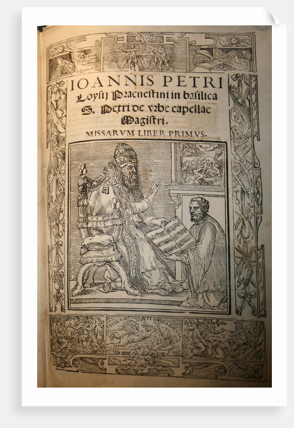 Frontispiece of the Missarum Liber primus by Anonymous