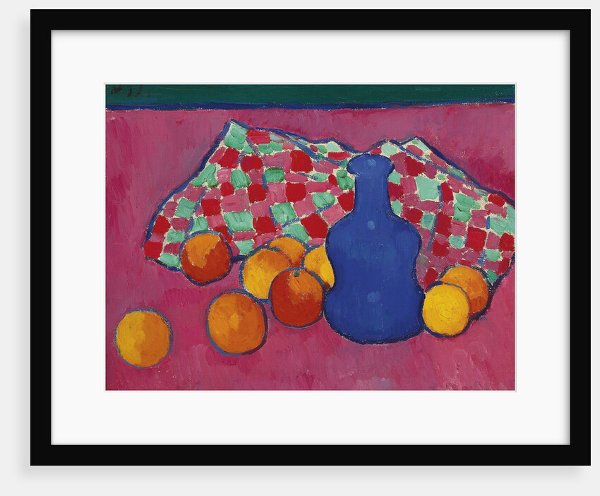 Blue Vase with Oranges, 1908 by Alexei von Javlensky