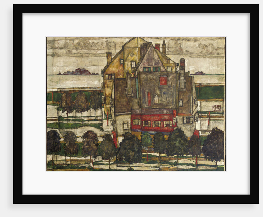 Single Houses, 1915 by Egon Schiele