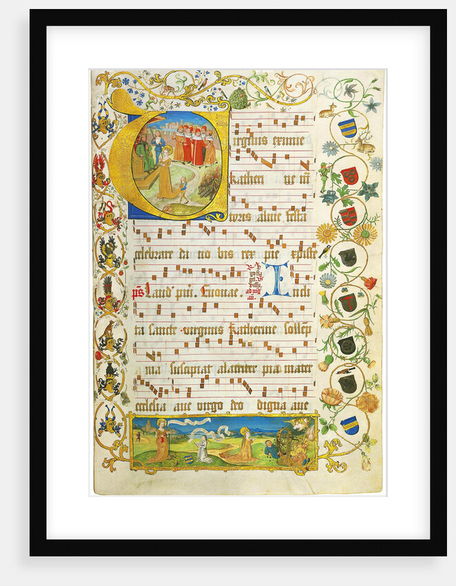 Leaf from Antiphonary for Elisabeth von Gemmingen, c. 1504 by Anonymous