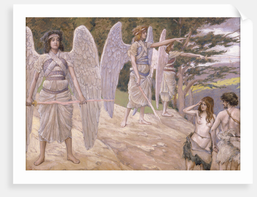 Adam and Eve Driven From Paradise, 1896-1902 by James Jacques Joseph Tissot